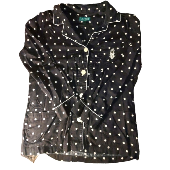 Lauren Ralph Lauren Other - Lauren Ralph Lauren Sleepwear PJ Top Size L